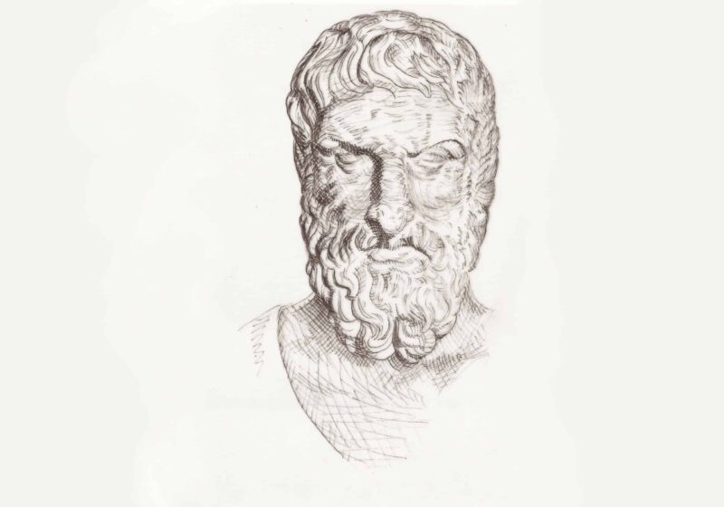 Epiktet Stoiker (Zeichnung)
